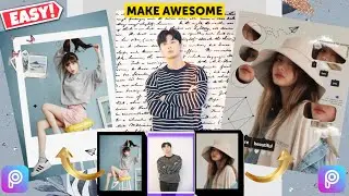 3 Awesome Picsart Tutorial |Polaroid~Vintage Writing~Aesthetics