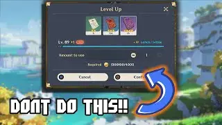 How to Up Characters Level without using the HERO's WIT !! | Genshin Impact |