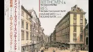 Ferdinand Ries: Flute Sonata("Sonate Sentimentale") Op.169 (1st mov.)  - Kazumi Sato