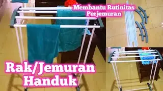 Rakit Rak Jemuran Handuk Dan Pakaian 5 Palang__Masker Inaura Magic Keratin.