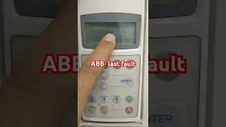 ABB VFD   last fault