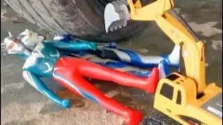 TOLONG !!! ULTRAMAN ZERO & GINGGA BLUE TERJEPIT BAN MOBIL