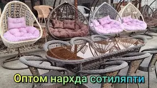 Туқилган Качелилар, Стол-стуллар, Темир Качелилар, Вешалка нархи 