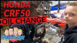 Honda CRF50 Oil Change