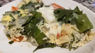 Longevity Spinach Omelette