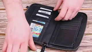 Огляд шкіряного чоловічого клатча Vintage 21292