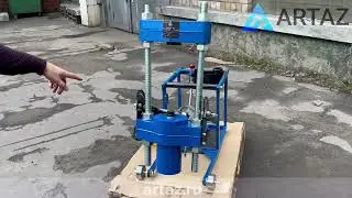 Шкворнедав для грузовиков 100 тонн, обзор на выпрессовщик шкворней 100 тонн гидравлический ВШ100