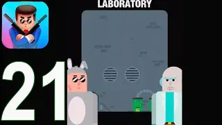 Mr Bullet - Gameplay Walkthrough Part 21 - Classic Laboratory 3 stars(iOS, Android)