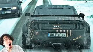 Rafał i jego najgłośniejszy WideBody Mustang GT 5.0 V8 ! Zarabia głową, inwestuje w samochód | Hi_5
