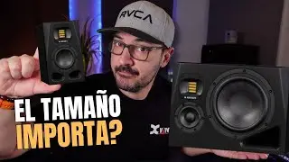 Se puede usar monitores grandes en un estudio pequeño? | Cual es el tamaño ideal?