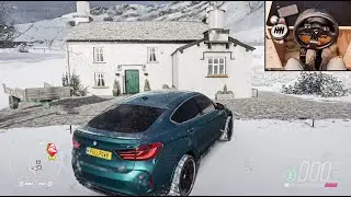 640 HP BMW X6 M FORZA HORIZON 4 | Thrustmaster TMX + Paddle Shifter