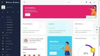 Power BI Admin Template Bootstrap 5 Dashboard UI Kit with LTR Light Theme