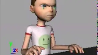 Character acting animation in Maya