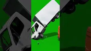Truck crash accident Green Screen Effect 