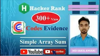 Hacker Rank | Simple Array Sum using C#
