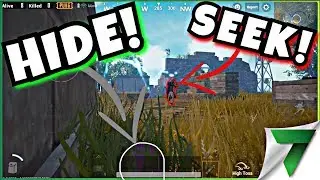 HIDE AND SEEK FUNNY MATCH IN PUBG MOBILE! CUSTOM MATCH!!