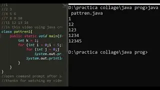 How To Create Pattern Program Using java....??????