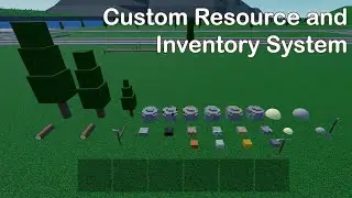 Roblox Studio Custom Inventory and Resource System Showcase