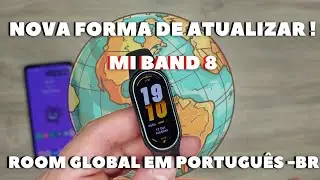 MI BAND 8 GLOBAL - FORMA ATUALIZADA, COMO POR EM PORTUGUÊS- BR #miband