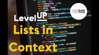 Introduction to Python: Lists in Context