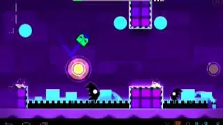 Прохождение всех уровней в Geomtry Dash Meltdown for three coins