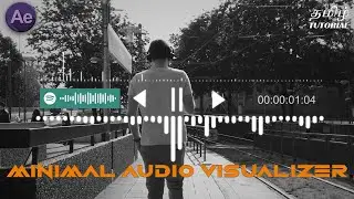 How to create Minimal Audio Visualizer \Adobe After Effects Tamil Tutorial \