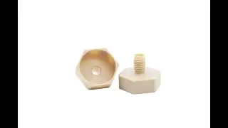 Machining plastic (peek / natural) parts - the manufacturing process in a Swiss Machine Shop!