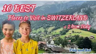 TOP10 SUMMER  Switzerland and Italy (Travel Guide)2023#switzerland #subscribe #twin #fun #travel
