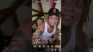 Trippi Redd freestyle on ig live (same day 6IX9INE released GOOBA)