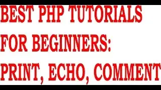 php echo function tutorial |  php print echo function
