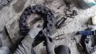 День 18 ый , собрал корзину, покрыл раму лаком Т150