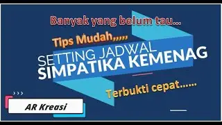 Cara Set Jadwal Simpatika Kemenag