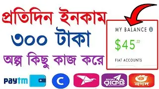 অল্প কিছু কাজ করে প্রতিদিন ৩০০৳ ইনকাম করুন। Make Money Online BD । Online Income Bangladesh 2021 ।