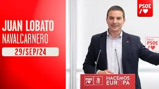 Declaraciones de Juan Lobato en Navalcarnero