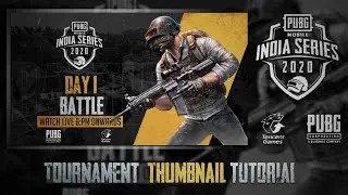 How to make Pubg Tournament Thumbnail Poster