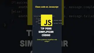 TRUCO para simplificar tu código en Javascript 