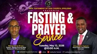 S.N.T.C.O.G WEEKLY DELIVERANCE FASTING SERVICE TUESDAY May 12, 2026 | HOST : BISHOP STEVE HEPBURN