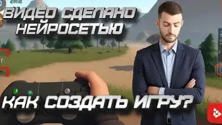 Как сделать свою игру? (Видео сделано нейросетью)