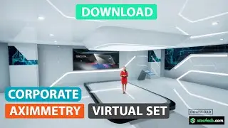 CORPORATE_FUTURE_6 | UNREAL ENGINE VIRTUAL SET | AXIMMETRY | ZERO DENSITY | DOWNLOAD | PROJECT FILE