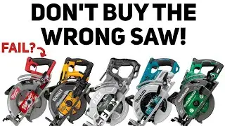 🔥 Best REAR HANDLE Saw? | Milwaukee, DeWalt, Flex, Makita, Metabo HPT