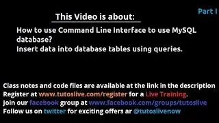 Mysql Insert Update Delete Data Part I
