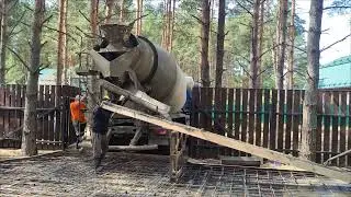 Бетонная площадка под автомобиль и гараж, топпинг для бетонных полов....