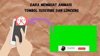 Cara membuat animasi suscribe dan lonceng di hp | Tutorial Kinemaster