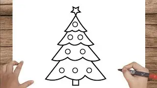 How To Draw A Christmas Tree