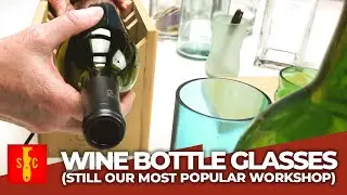 Making Wine Bottle Glasses