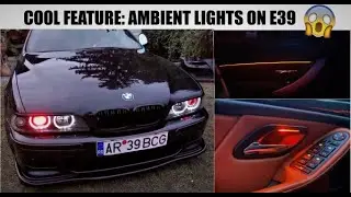 Project BMW E39 Part 11 - Ambient lights