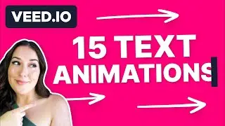 Easiest Text Animation | 15 STYLES