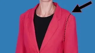 How to downsize the shoulder size on a jacket to fit perfectly!