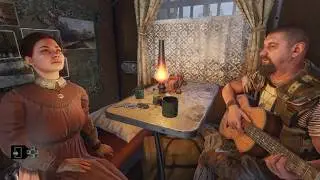 Артем и Степан играют на гитаре.Metro Exodus
