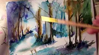 Акварель Ольги Руссу. Watercolor/Olga Russu